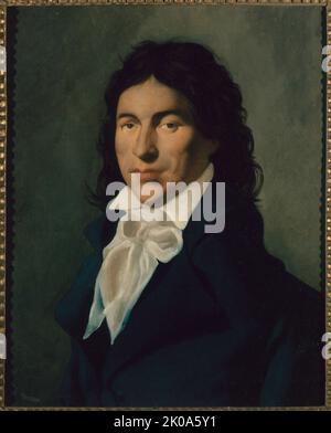 Portrait de Camille Desmoulins (1760-1794), homme politique, c1790. Banque D'Images