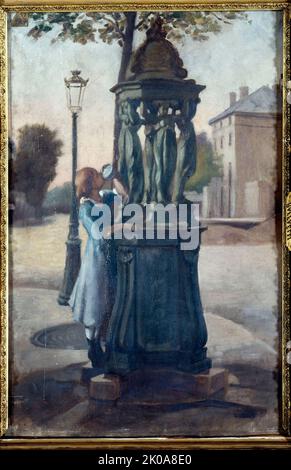 Fontaine Wallace, c1880. Banque D'Images