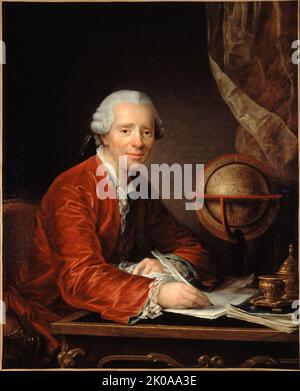 Portrait de Jean le rond d'Alembert (1717-1783), mathématicien et philosophe, 1777. Banque D'Images
