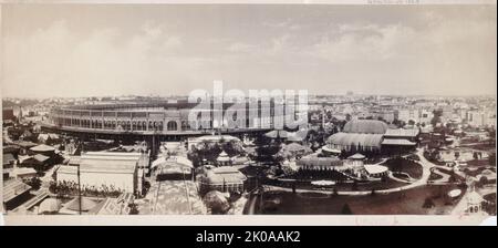 Panorama de l'exposition universelle de 1867, champ-de-Mars, 7th arrondissement, Paris, 1867. Banque D'Images