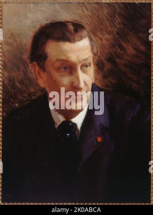 Portrait de François Coppee (1842-1908), dramaturge et poète, C1900. Banque D'Images