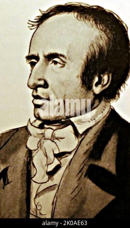 William Wordsworth (7 avril 1770 - 23 avril 1850) était un poète anglais romantique qui, avec Samuel Taylor Coleridge, a contribué au lancement de l'ère romantique Banque D'Images