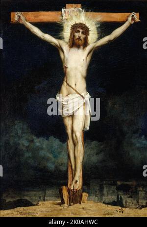 Christ sur la croix, 1881. Banque D'Images