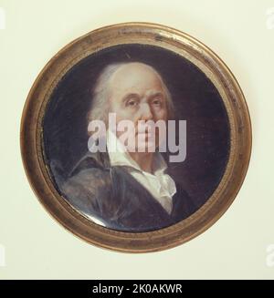 Portrait de l'homme à col ouvert, c1795. Banque D'Images