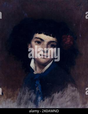 Portrait d'une femme. Banque D'Images