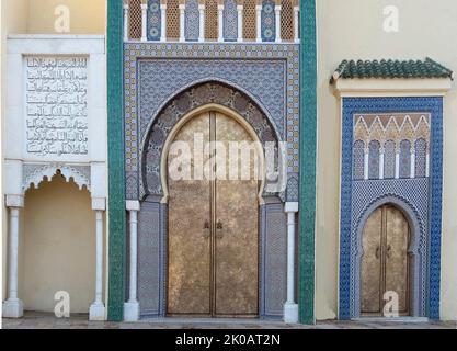 Portes en plâtre arqué Banque D'Images