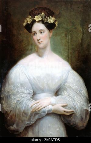 Portrait pensé pour être la princesse Marie d'ORL&#xe9;ans, 1831. Banque D'Images