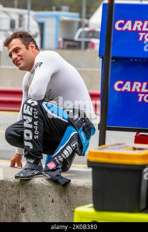 Monterey, Californie, États-Unis. 10th septembre 2022. DEVLIN DeFRANCESCO (29) (R) de Toronto, Canada se qualifie pour le Grand Prix Firestone de Monterey au circuit WeatherTech Laguna Seca de Monterey, CA, États-Unis. (Image de crédit : © Walter G. Arce Sr./ZUMA Press Wire) Banque D'Images