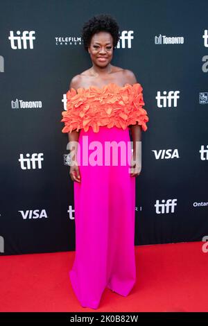 Toronto, Canada. 09th septembre 2022. Viola Davis assiste à la première de « la femme Roi » au Roy Thomson Hall lors du Festival international du film de Toronto 2022, Toronto, Canada, 9 septembre 2022. Photo: PICJER/imageSPACE crédit: Imagespace/Alamy Live News Banque D'Images