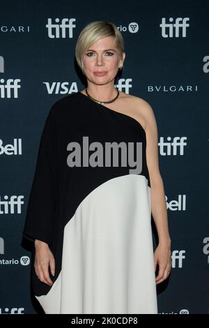 Toronto, Canada. 10th septembre 2022. Michelle Williams participe à la première « The Fabelmans » lors du Festival international du film de Toronto 2022 au Princess of Wales Theatre. Crédit : SOPA Images Limited/Alamy Live News Banque D'Images