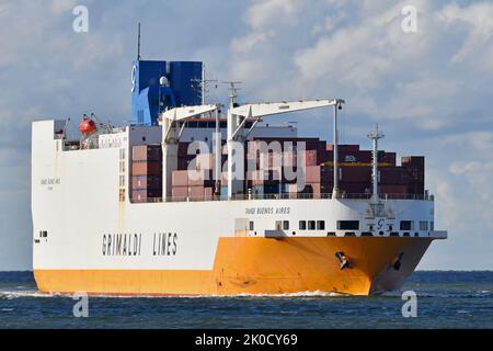 RO-RO Cargo Ship GRANDE BUENOS AIRES Banque D'Images