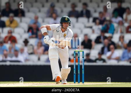 Sarel Erwee d'Afrique du Sud pendant le LV= Insurance Test Match Angleterre contre Afrique du Sud au Kia Oval, Londres, Royaume-Uni. 11th septembre 2022. (Photo de Ben Whitley/News Images) à Londres, Royaume-Uni, le 9/11/2022. (Photo de Ben Whitley/News Images/Sipa USA) crédit: SIPA USA/Alay Live News Banque D'Images