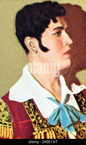 Photos en couleur de José de Guadalupe Mojic, Victor McLaglen et Conchita Montenegro. Fray José de Guadalupe Mojica (14 septembre 1895 - 20 septembre 1974) était un frère franciscain mexicain et ancien ténor et acteur de cinéma. Il était connu dans les domaines de la musique et du film comme José Mojica. Victor Andrew de Bier Everleigh McLaglen (10 décembre 1886 - 7 novembre 1959) est un acteur de cinéma qui détient la citoyenneté britannique et américaine. Conchita Montenegro (né Concepcion Andres Picado; 11 septembre 1911 - 22 avril 2007) était un mannequin espagnol, danseur, comédienne de scène et d'écran. Banque D'Images