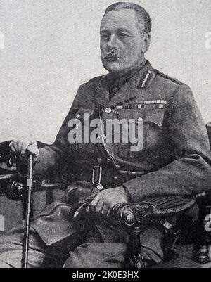 Maréchal Douglas Haig, 1st Earl Haig, (1861 - 1928) officier de l'Armée britannique. Pendant la première Guerre mondiale, il commanda la British Expeditionary Force (BEF) sur le front occidental de fin 1915 jusqu'à la fin de la guerre. Il était commandant pendant la bataille de la somme, la bataille d'Arras, la troisième bataille d'Ypres, l'offensive du Printemps allemand et l'offensive des cent jours. Banque D'Images