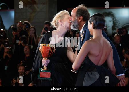 Lido Di Venezia, Italie. 10th septembre 2022. Cate Blanchett, Luca Guadagnino et Taylor Russell assistent aux lauréats du festival international du film de Venise 79th sur 10 septembre 2022, à Venise, en Italie. © photo: Cinzia Camela. Crédit : Agence photo indépendante/Alamy Live News Banque D'Images