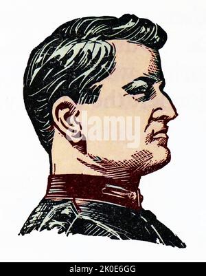 Michael Collins (1890 - 1922) révolutionnaire irlandais, soldat et homme politique, figure de premier plan dans la lutte du début du 20th siècle pour l'indépendance irlandaise. Banque D'Images