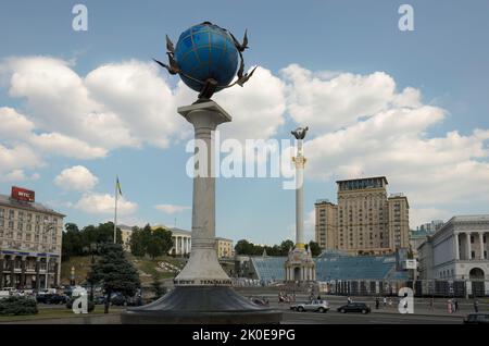 Détails de la ville de Kiev, capitale de l'Ukraine Banque D'Images