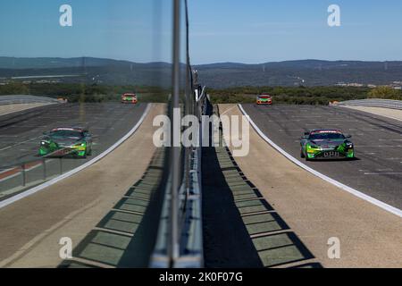 72 GRIZAUD Florent, JIMENEZ Kévin, GPA Racing, Aston Martin Vantage AMR GT4, actionpendant la ronde 5th du Championnat de France FFSA GT 2022, de 11 septembre à 13 sur le circuit de Lédenon à Lédenon, France - photo Marc de Mattia / DPPI Banque D'Images