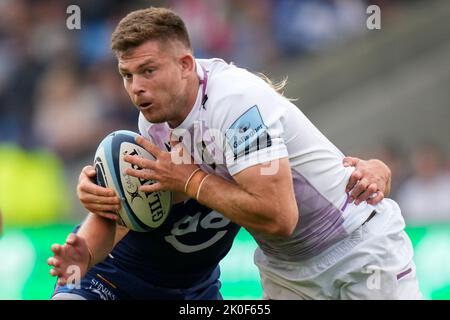 Eccles, Royaume-Uni. 20th mai 2016. Northampton Saints Sam Graham pendant le match de première vente de Gallagher Sharks vs Northampton Saints au stade AJ Bell, Eccles, Royaume-Uni, 11th septembre 2022 (photo de Steve Flynn/News Images) à Eccles, Royaume-Uni, le 5/20/2016. (Photo de Steve Flynn/News Images/Sipa USA) crédit: SIPA USA/Alay Live News Banque D'Images