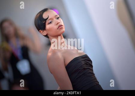 Venise, Italie. 10th septembre 2022. VENISE, ITALIE - SEPTEMBRE 10:Taylor Russell assiste à la cérémonie de clôture tapis rouge au Festival international du film de Venise 79th sur 10 septembre 2022 à Venise, Italie. Credit: dpa/Alay Live News Banque D'Images