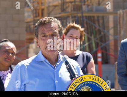 Antioch, CA - 11 août 2022: Antonio Villaraigosa parle lors d'une conférence de presse pour annoncer les stratégies d'approvisionnement en eau pour CA, qui incluent le con Banque D'Images