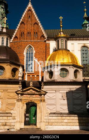 Cathédrale royale du Wawel à Cracovie, Pologne. Banque D'Images