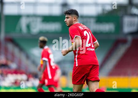 Farum, Danemark. 11th septembre 2022. Wahid Faghir (21) du FC Nordsjaelland vu pendant le match Superliga de 3F entre le FC Nordsjaelland et le FC Midtjylland à droite de Dream Park à Farum. (Crédit photo : Gonzales photo/Alamy Live News Banque D'Images