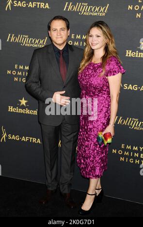 LOS ANGELES, CA - SEPTEMBRE 10 : Michael Stuhlberg assiste à la fête de l'Emmy du reporter hollywoodien SAG-AFTRA dans une résidence privée sur 10 septembre, 20 Banque D'Images