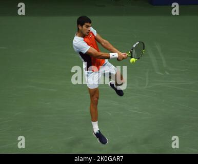 New York, États-Unis. 11th septembre 2022. New York Flushing Meadows US Open Day 14 11/09/2022 Carlos Alcaraz (ESP) Mens Singles final Credit: Roger Parker/Alay Live News Banque D'Images