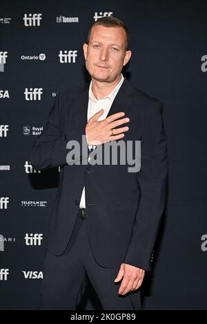 Tobias Lindholm assiste à la projection du film The Good Nurse durant le Festival international du film de Toronto (TIFF) de 47th à Toronto, au Canada, sur 11 septembre 2022. Photo de Julien Reynaud/APS-Medias/ABACAPRESS.COM Banque D'Images