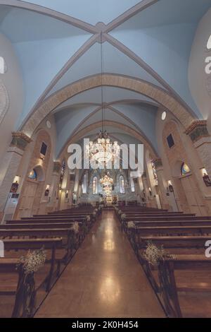 Cérémonie de mariage dans l'Église Banque D'Images