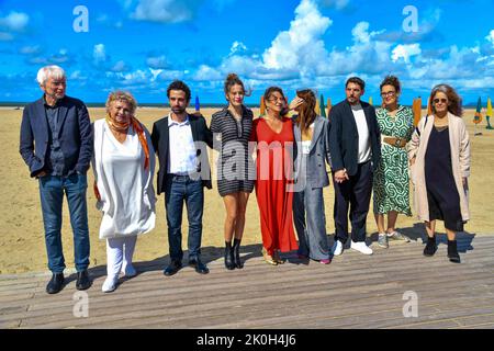 Armelle, Rebecca Marder, Noemie Lvovsky, Judith Chemla et Damien Bonnard assistent à la séance photo « la Grande magie » lors du Festival américain du film de Deauville sur 10 septembre 2022 48th à Deauville, en France. Photo de Shootpix/ABACAPRESS.COM Banque D'Images