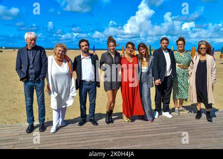Armelle, Rebecca Marder, Noemie Lvovsky, Judith Chemla et Damien Bonnard assistent à la séance photo « la Grande magie » lors du Festival américain du film de Deauville sur 10 septembre 2022 48th à Deauville, en France. Photo de Shootpix/ABACAPRESS.COM Banque D'Images