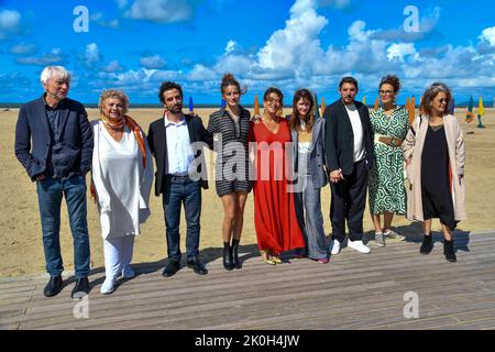 Armelle, Rebecca Marder, Noemie Lvovsky, Judith Chemla et Damien Bonnard assistent à la séance photo « la Grande magie » lors du Festival américain du film de Deauville sur 10 septembre 2022 48th à Deauville, en France. Photo de Shootpix/ABACAPRESS.COM Banque D'Images