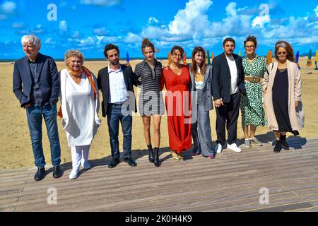 Armelle, Rebecca Marder, Noemie Lvovsky, Judith Chemla et Damien Bonnard assistent à la séance photo « la Grande magie » lors du Festival américain du film de Deauville sur 10 septembre 2022 48th à Deauville, en France. Photo de Shootpix/ABACAPRESS.COM Banque D'Images
