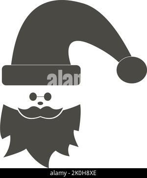 Motif d'illustration de l'icône du vecteur du Père Noël Illustration de Vecteur