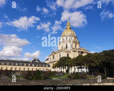 Le palais des Invalides à Paris Banque D'Images