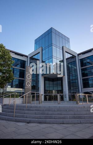 Un cliché vertical du bureau 1GQ de Dublin, Irlande Banque D'Images