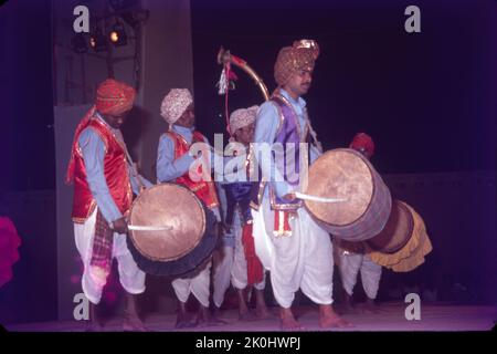 Danse folklorique, Goa Banque D'Images