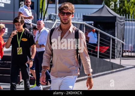 MONZA, Italie, 10 septembre 2022 ; n° 10, Pierre GASLY, FRA, Scuderia Alpha Tauri, AT02, moteur HONDA RA620, pendant la Formule 1, F1, Grand Prix d'Italie, G Banque D'Images