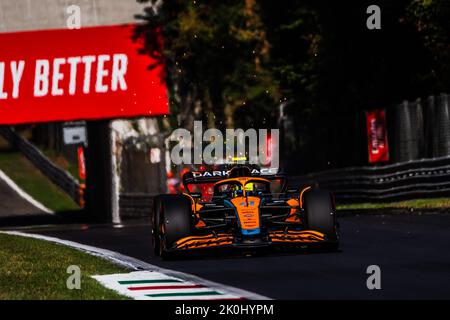 MONZA, Italie, 10 septembre 2022 ; n° 4, Lando NORRIS, GBR, McLaren F1 Team, MCL35M, moteur Mercedes, pendant la Formule 1, F1, Grand Prix d'Italie, Grosser Banque D'Images
