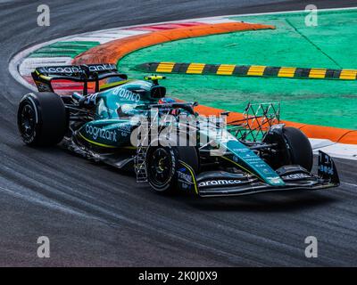 MONZA, Italie, 09 septembre 2022;# 5, Sebastian VETTEL, GER, Aston Martin Formula 1 Team, Aston Martin AMR22 Mercedes, pendant la Formule 1, F1, Italien Banque D'Images