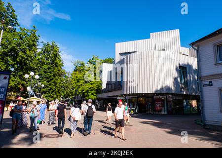 Jomas iela, Dzintari, Jurmala, Lettonie Banque D'Images