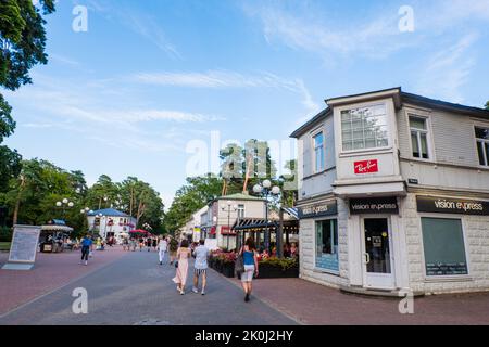 Jomas iela, Dzintari, Jurmala, Lettonie Banque D'Images