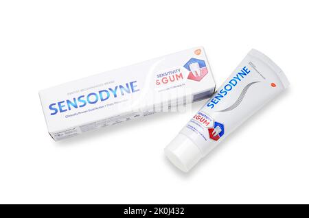 Sensodyne Sensodyne Sensodyne Sensodyne Sensodyne Sensodyne Sensodyne Sensodyne Sensodyne Sensodyne Sensodyne Senso Banque D'Images