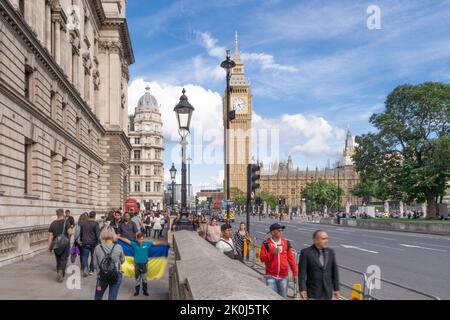 Great George Street est une rue à Westminster, Londres, menant de la place du Parlement à Birdcage Walk Banque D'Images