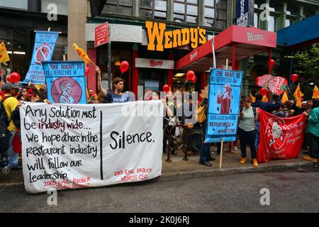 New York, 18 mai 2013. Coalition des travailleurs d'Immokalee, et les alliés marche pour la nourriture juste pour apporter la conscience de ... voir add'l info pour la légende complète Banque D'Images