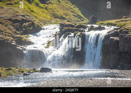 Cascade dans le nord de l'Islande Banque D'Images