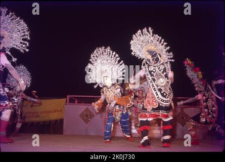 Chau Dance, Folk Dance, Bihar Banque D'Images