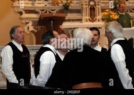 Choeur, Aglientu, Sardaigne, Italie Banque D'Images